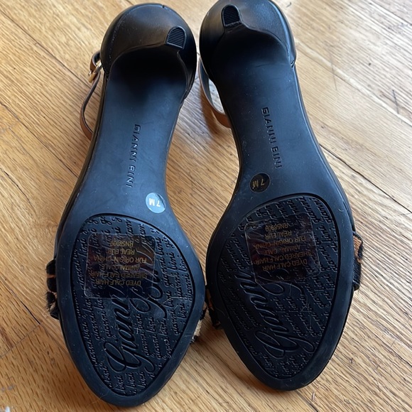 *NWOB* Gianni Bini / Maye Leopard Ankle Strap Dress Sandals / 7M - Picture 7 of 8